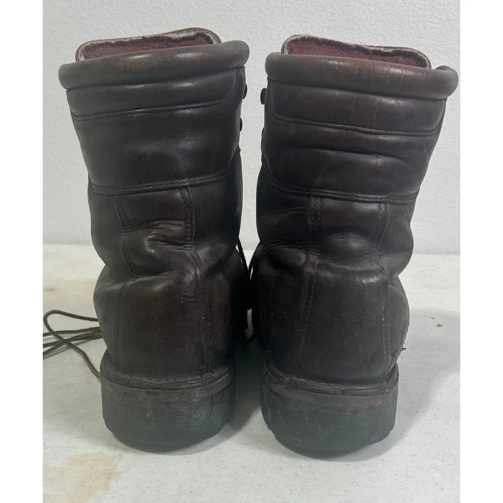 Danner‎ Gore-Tex Leather Hiking Boots Dark Brown Vibram Sole Work Boots Mens